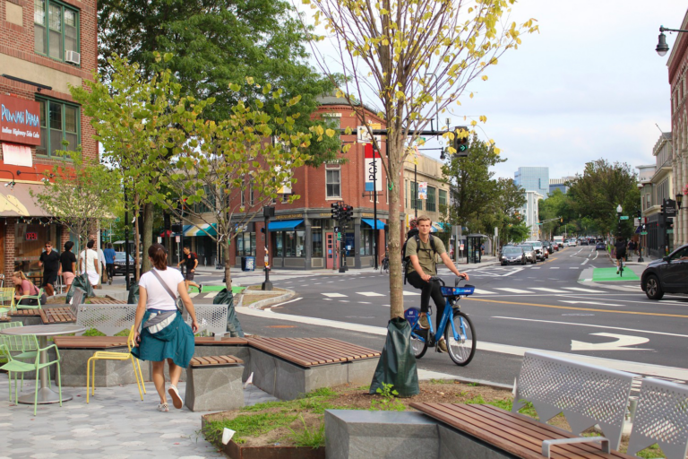 New traffic patterns help to improve safety for all modes